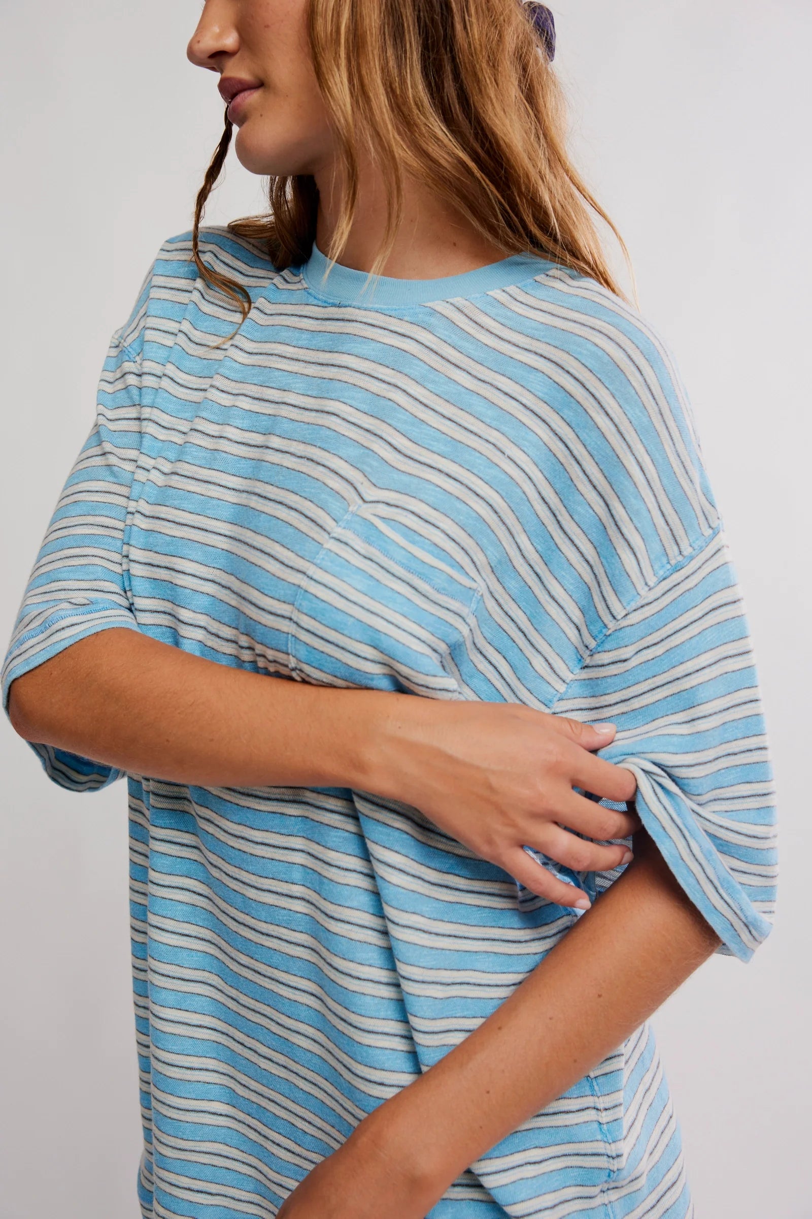 all love stripe pocket tee